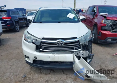 2015 Toyota Highlander Limited V6 z USA, uszkodzony, nr VIN 5TDYKRFHXFS074143